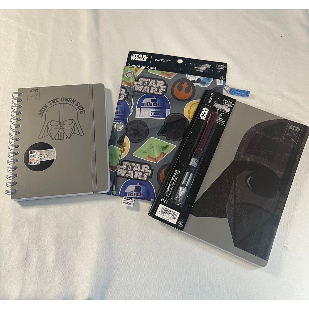 Star wars notebook giftset (3 piece) -New never used